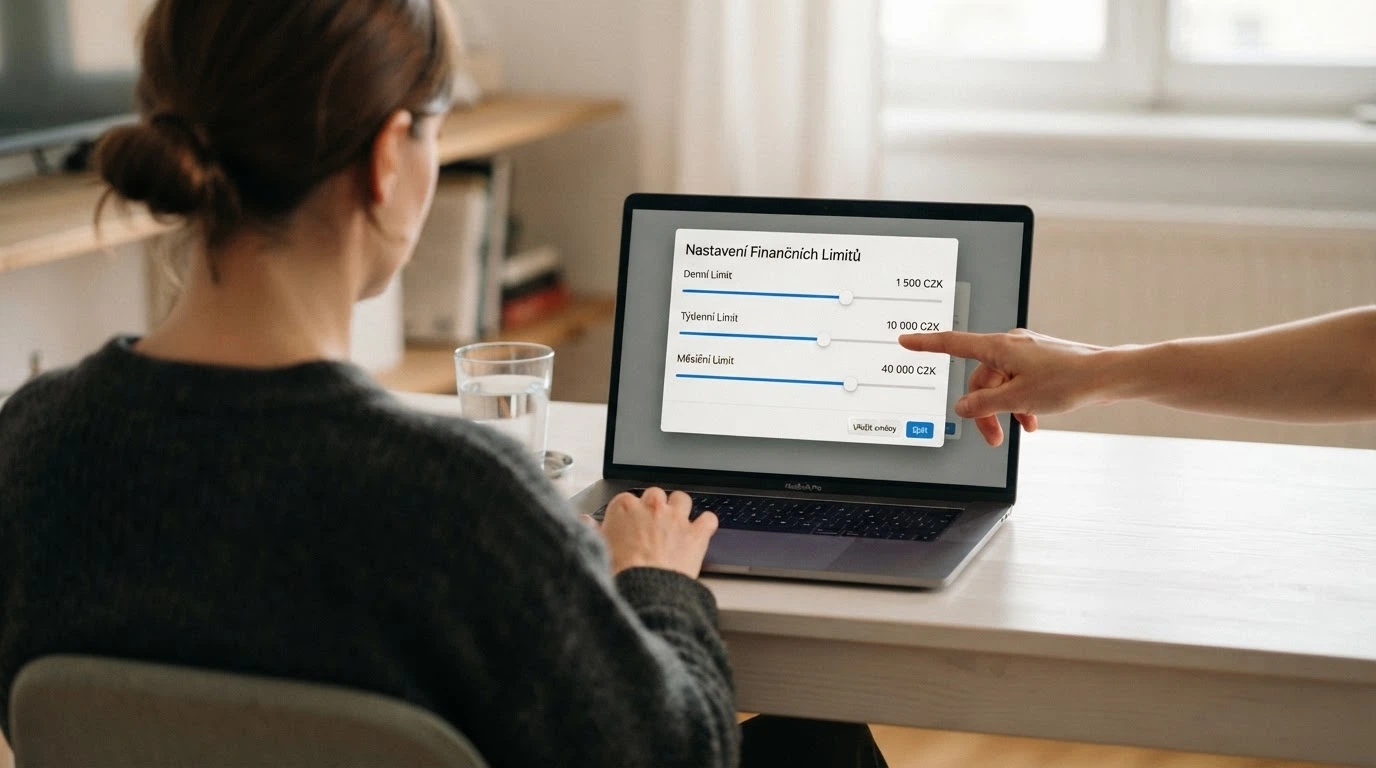 Hráč nastavuje denní, týdenní a měsíční finanční limity v uživatelském kontě online casina